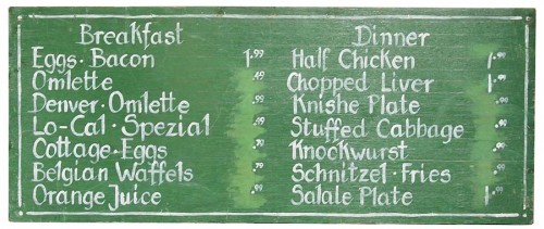 Menu Board