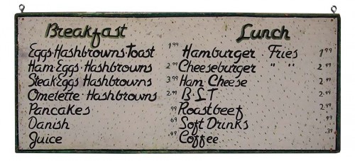 Menu Board