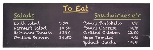 Menu Board