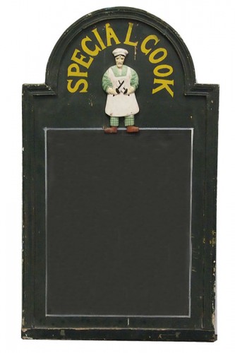 Wood Sign in Relief