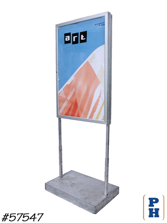 Pedestal Directory Sign Holder In Fixtures