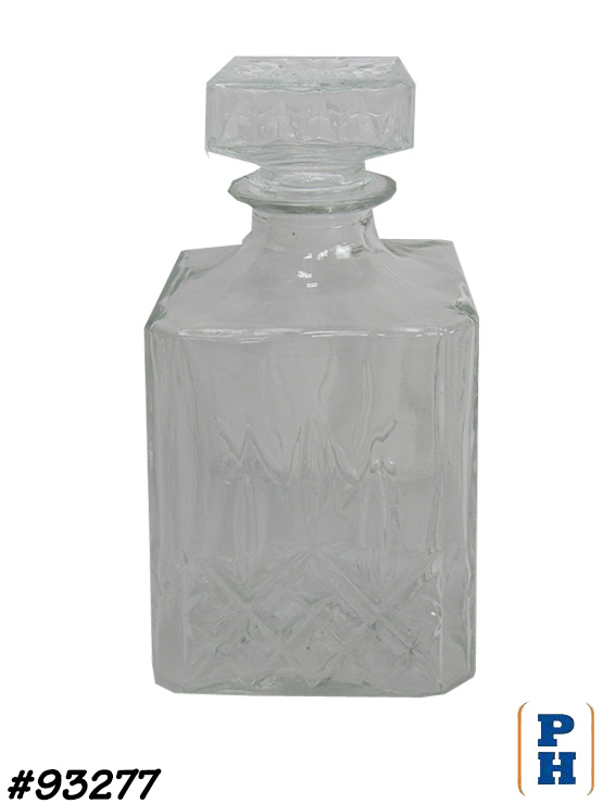 Liquor Carafe in Bar Dressing