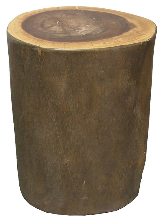 Wood Stump Riser in Decor