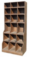 open face wine cabinet