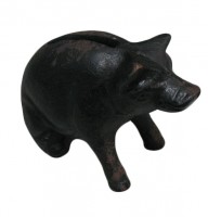 pig business card holder - paperweight