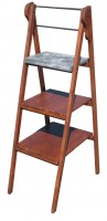 single ladder shelf display