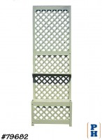 Garden Wall with Lattice