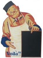 Chef menu chalkboard