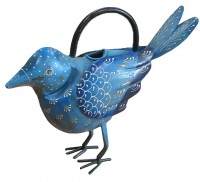 decorative tin blue bird