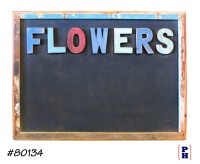 Flowers Chalkboard