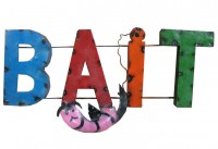 Metal Bait Sign