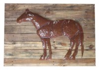 horse plaque