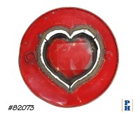 Oil Drum Heart Wall Decor