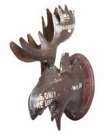 Metal Moose Head