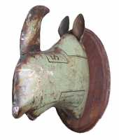 Metal Rhino Head