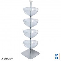 Clear Plastic Bowl Display