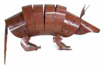 Metal Armadillo Figure
