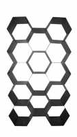 Honeycomb Shelf Unit