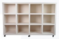 Cubby & Clothes Display Unit