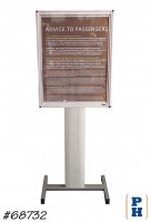 Pedestal Directory / Sign Holder