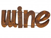 Metal Wine Sign