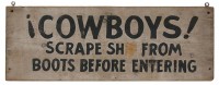 Wood Sign
