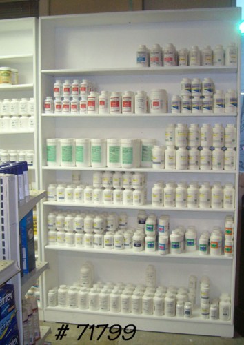 Pharmacy Wall Shelf Unit