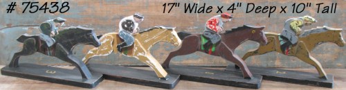 Race Horse with Jockey