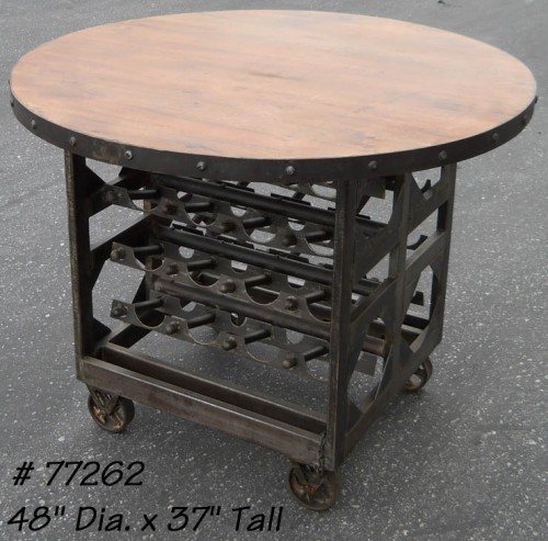 wine rack table