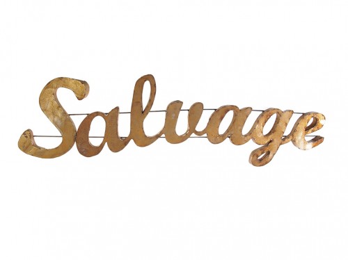 metal Salvage sign