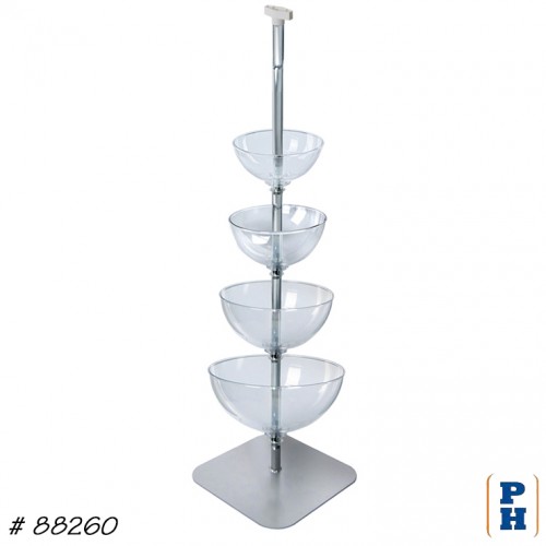 Clear Plastic Bowl Display