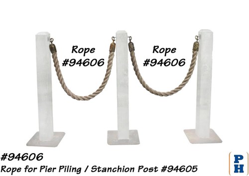 Rope for Pier Piling / Stanchion Post