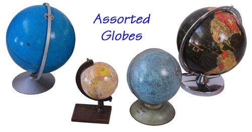 Globes, Assorted