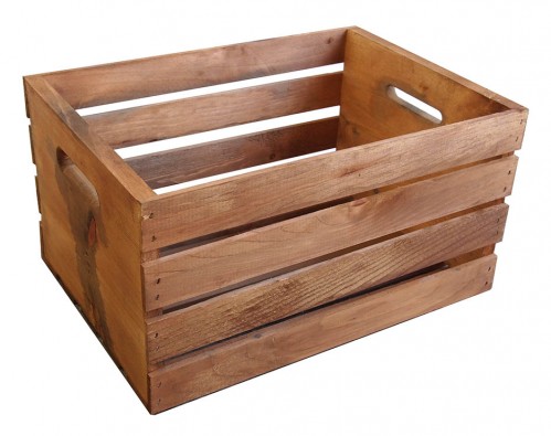 Wood Carry Crate