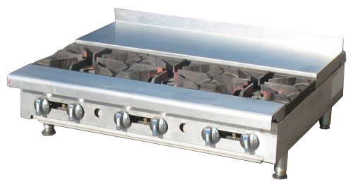 commercial range top