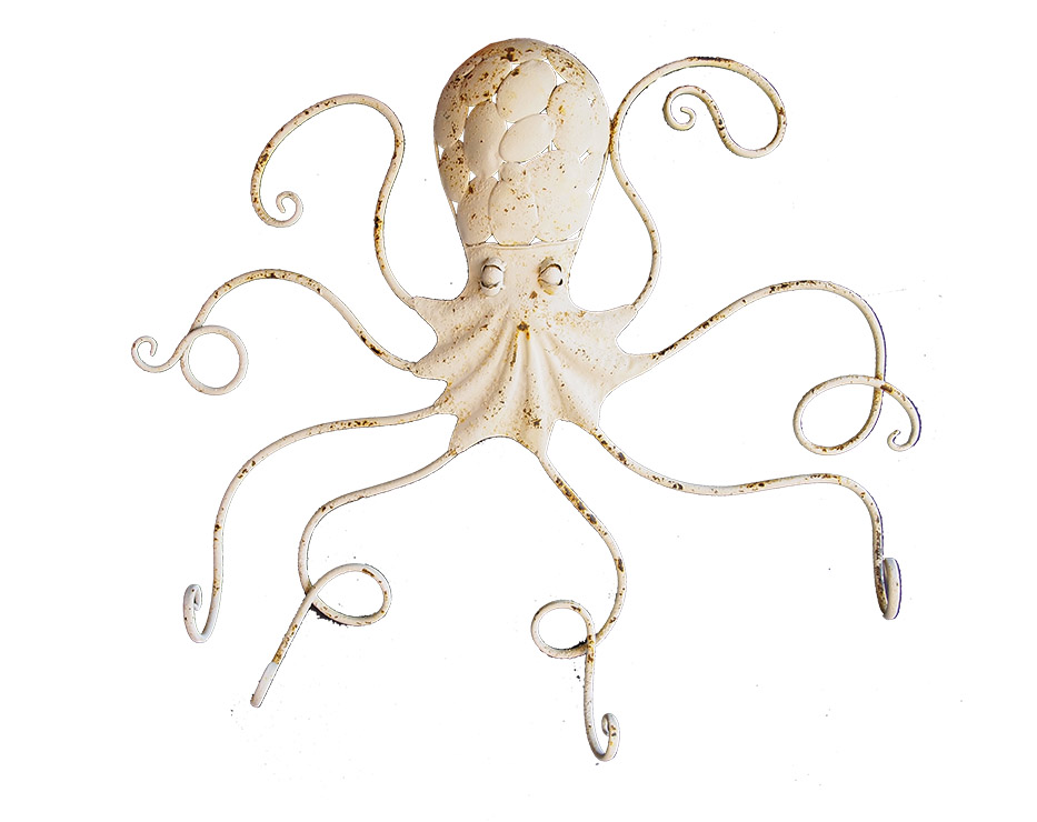 Octopus Wall Coat Hook in Animals