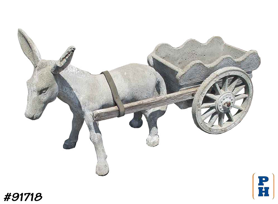 Donkey and Cart in Patio & Garden