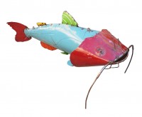 oversize metal catfish