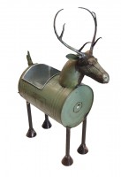 Metal Deer Figure