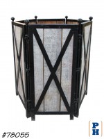 Wood & Metal Planter