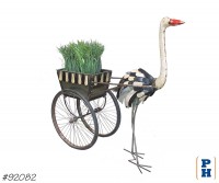 Ostrich with Cart