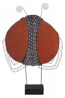 Metal Ladybug Figure