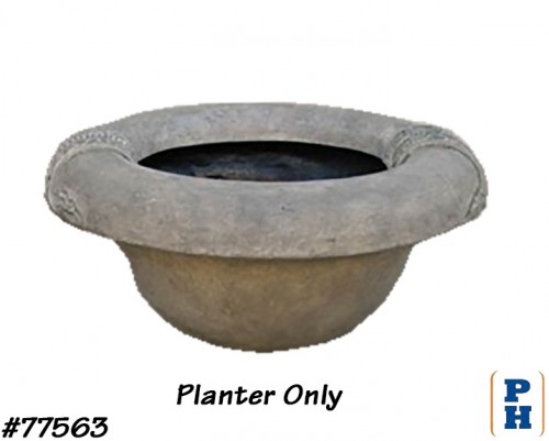 Faux Concrete Planter; Planter Only