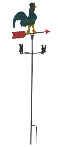 metal rooster weather vane