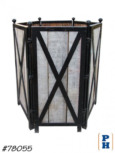 Wood & Metal Planter