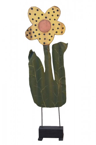 Metal Flower Figure