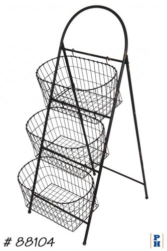 Wire Basket Display Rack