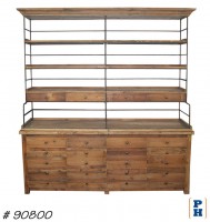 Cabinet with Shelf Unit