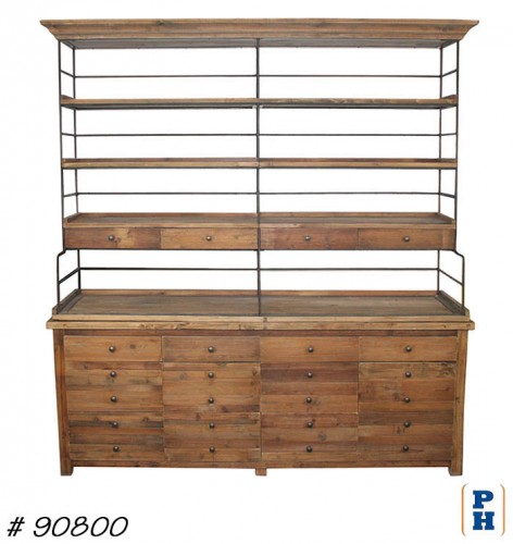 Cabinet with Shelf Unit