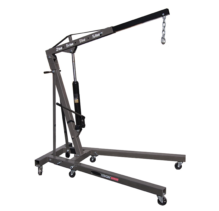 Automotive Engine Hoist in Garage & Mechanic